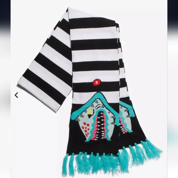 Beetlejuice Sandworm Knit Scarf NWT - Picture 2 of 2